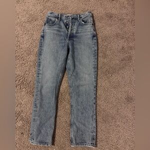 Agolde High Rise Light Blue Jeans